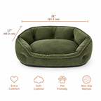 Velvet Luxe Cuddler Pet Bed