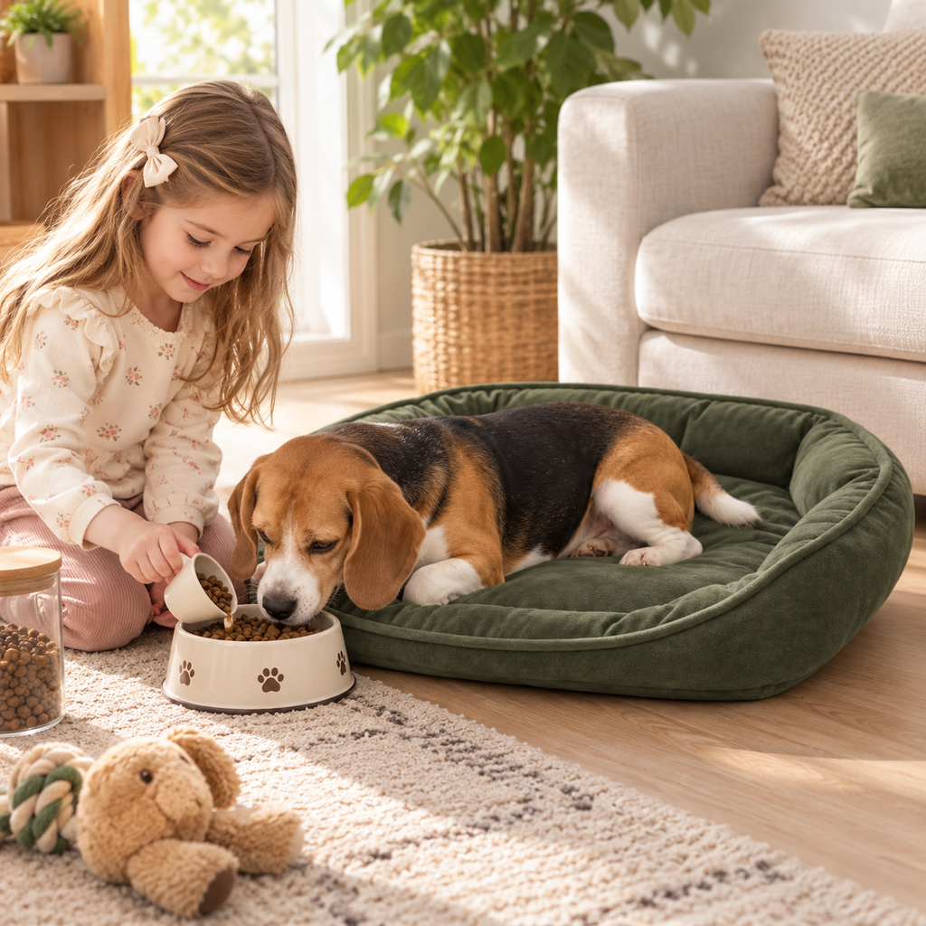 Velvet Luxe Cuddler Pet Bed