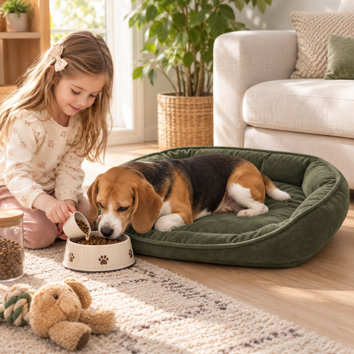 Velvet Luxe Cuddler Pet Bed