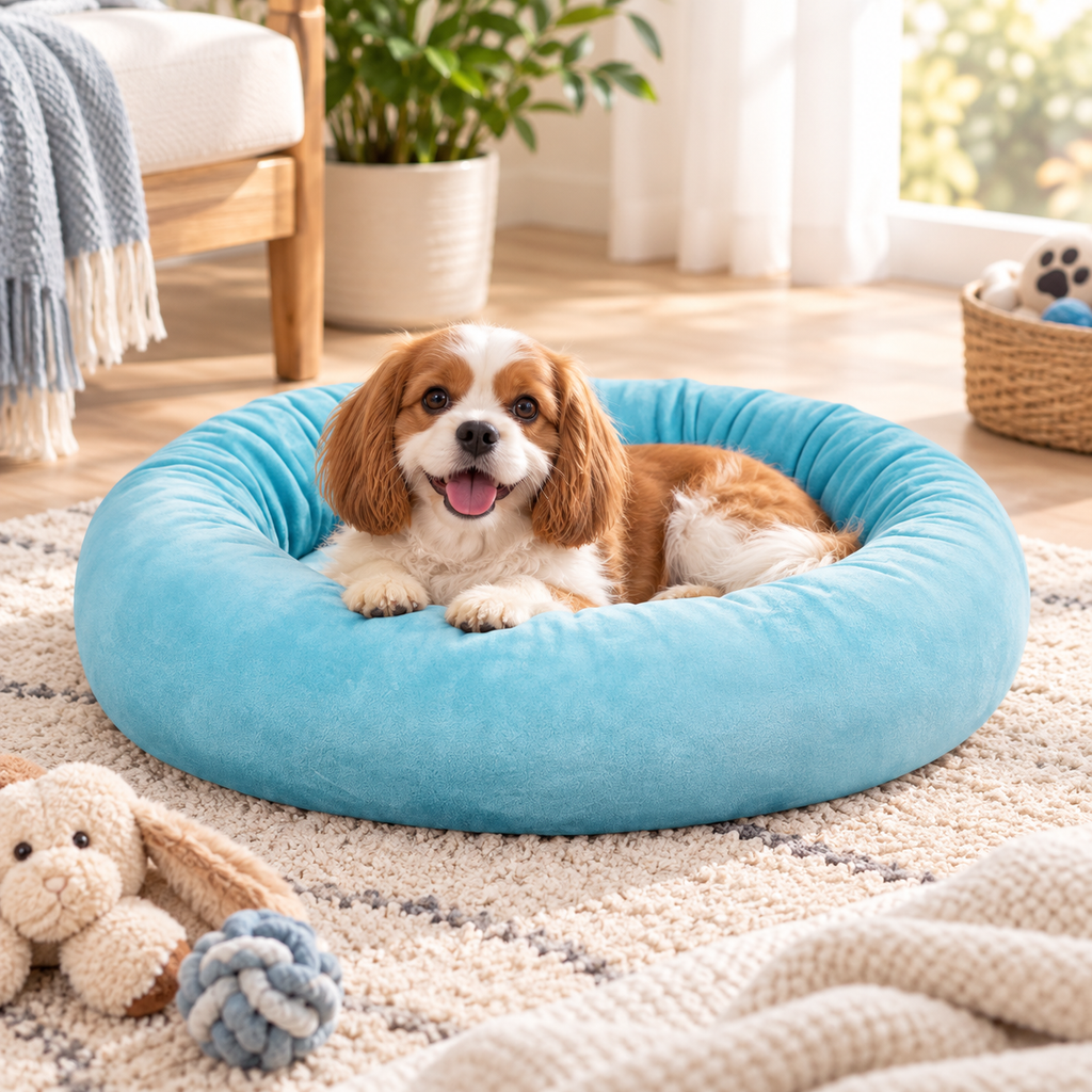 CloudSoft Round Cuddler Pet Bed