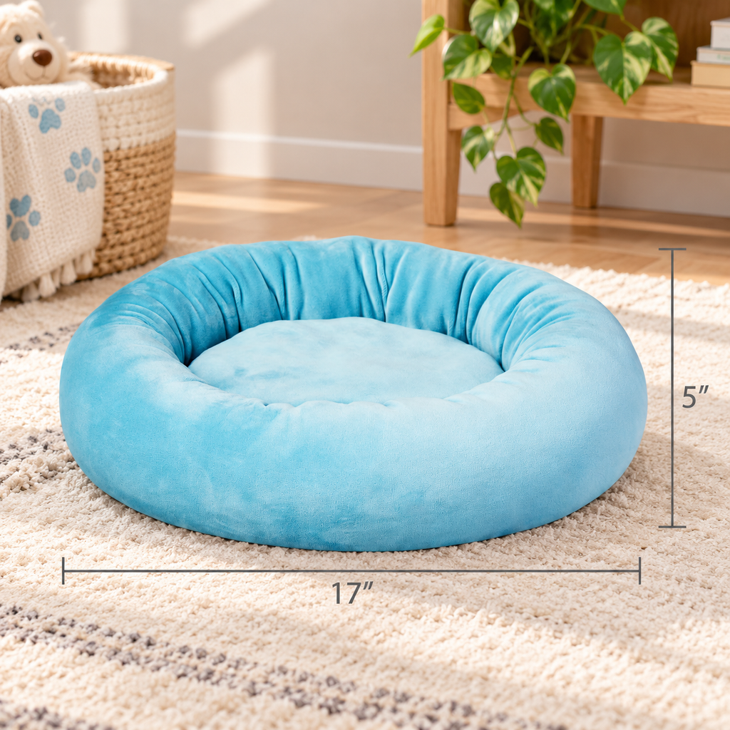 CloudSoft Round Cuddler Pet Bed