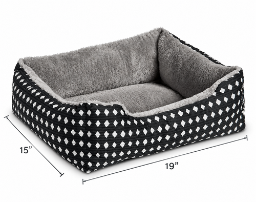 Diamond Cozy Cuddler Pet Bed